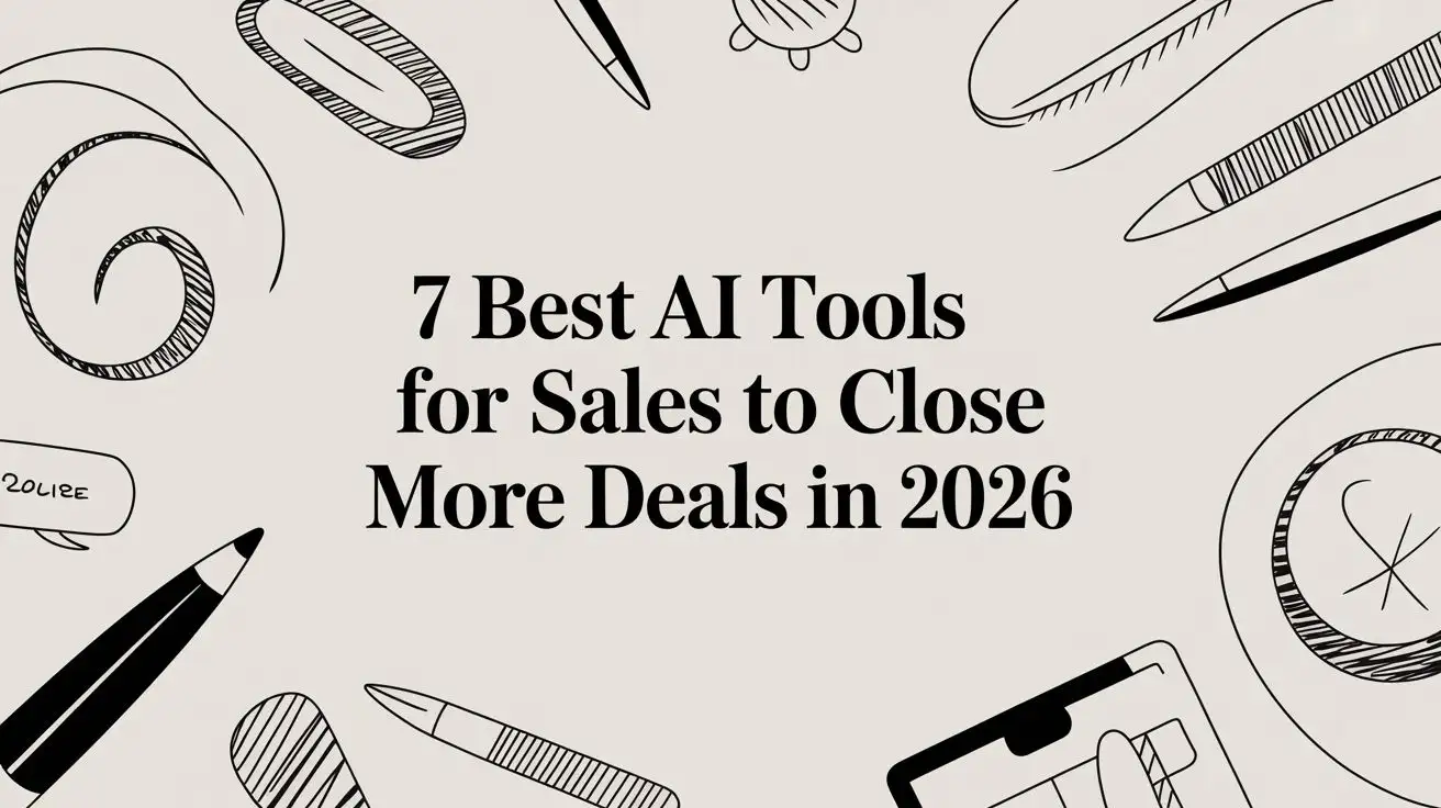 7 Best AI Tools For Sales To Close More Deals in 2026