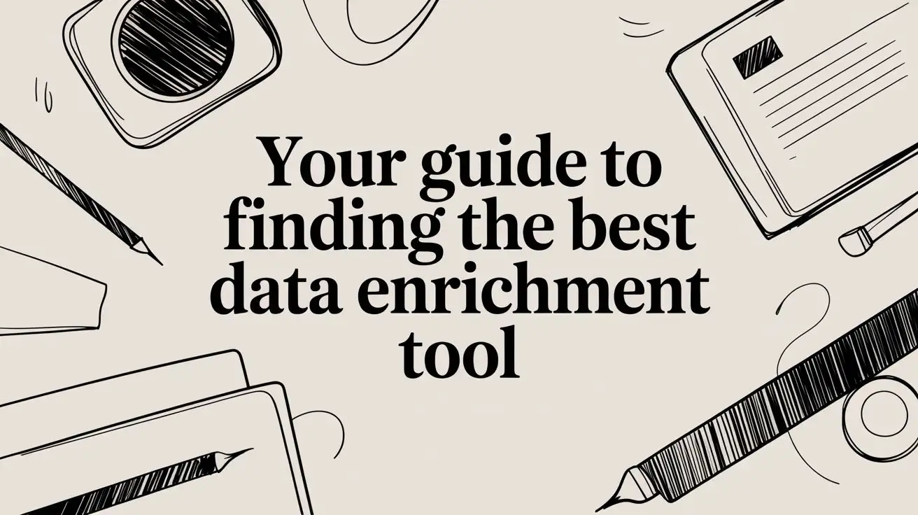 Your Guide To Finding The Best Data Enrichment Tool