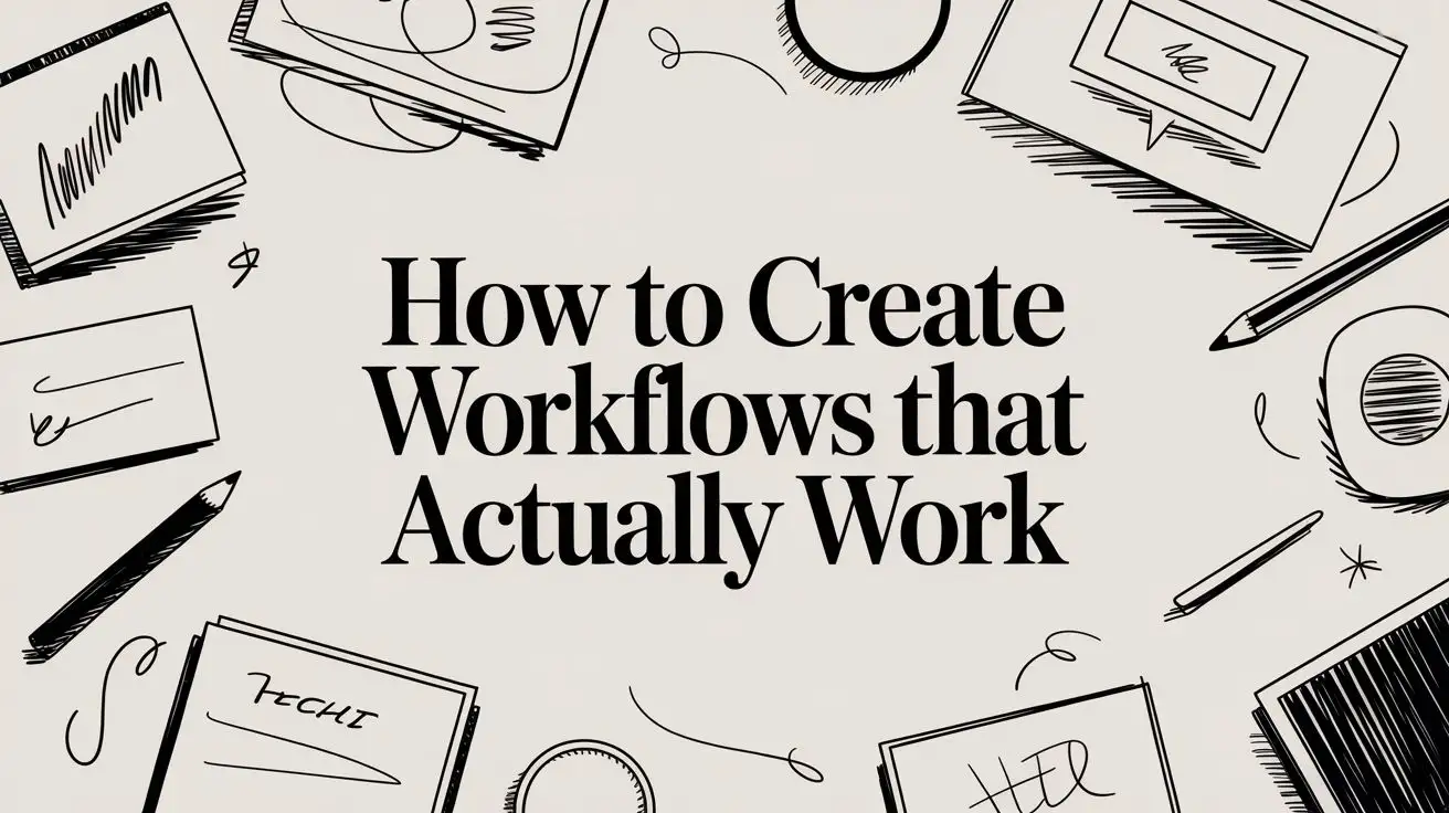 How to Create Workflows That Actually Work