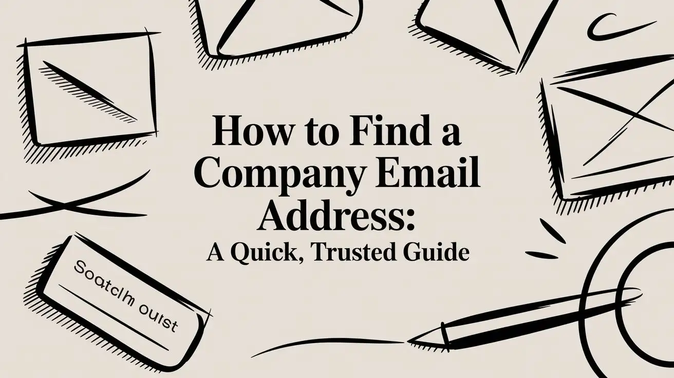 How To Find A Company Email Address: A Quick, Trusted Guide