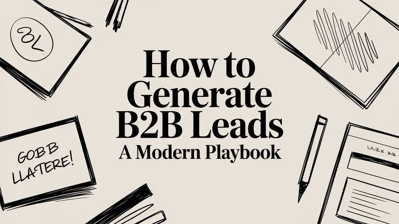 How to Generate B2B Leads: A Modern Playbook
