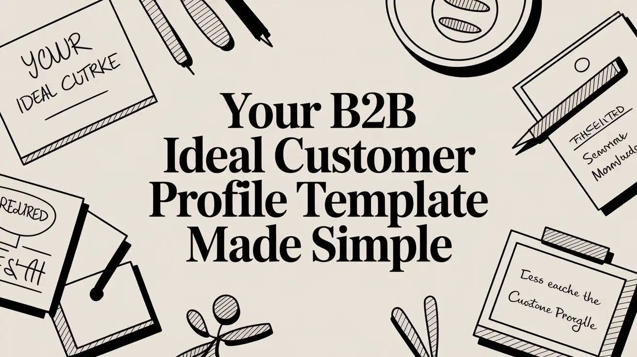Your B2B Ideal Customer Profile Template Made Simple