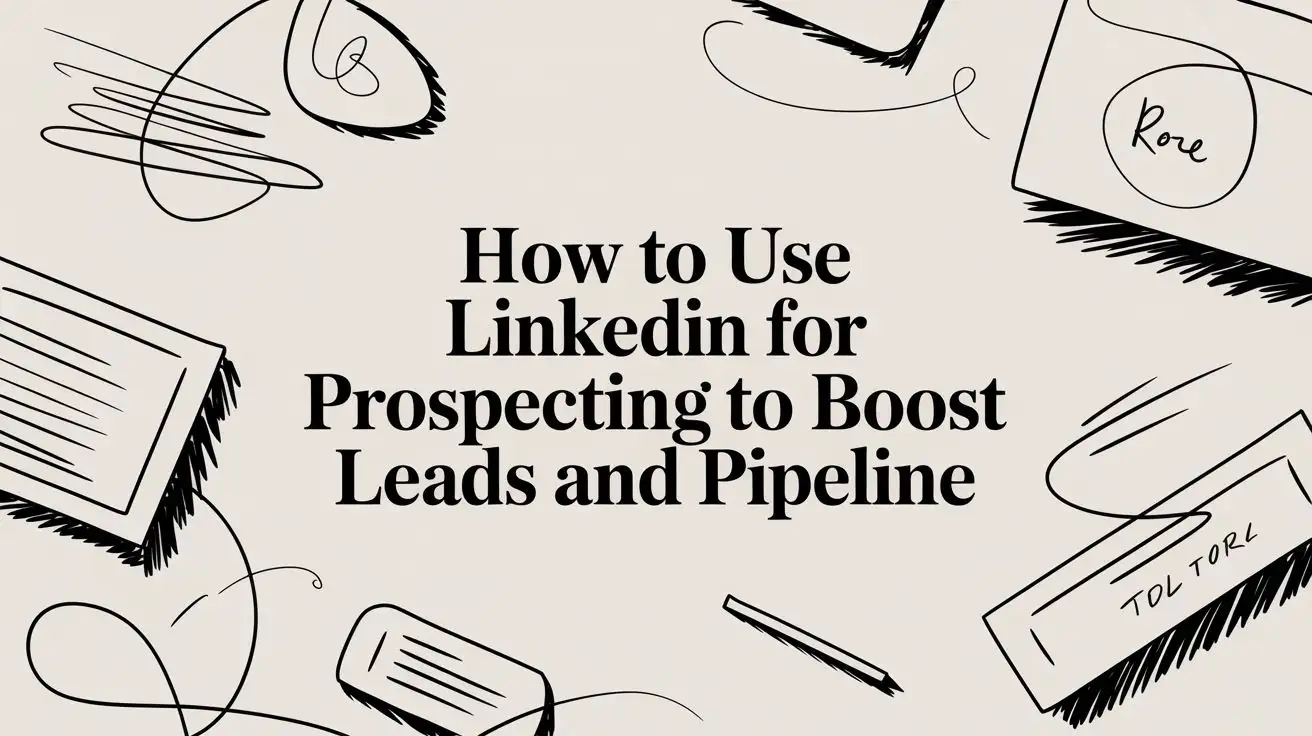 How To Use LinkedIn For Prospecting To Boost Leads And Pipeline