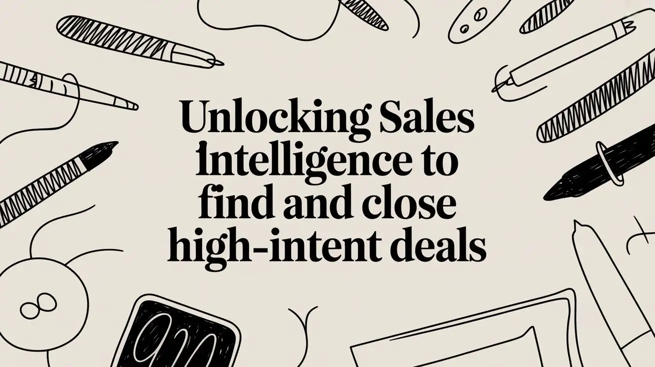 Unlocking Sales Intelligence To Find And Close High Intent Deals