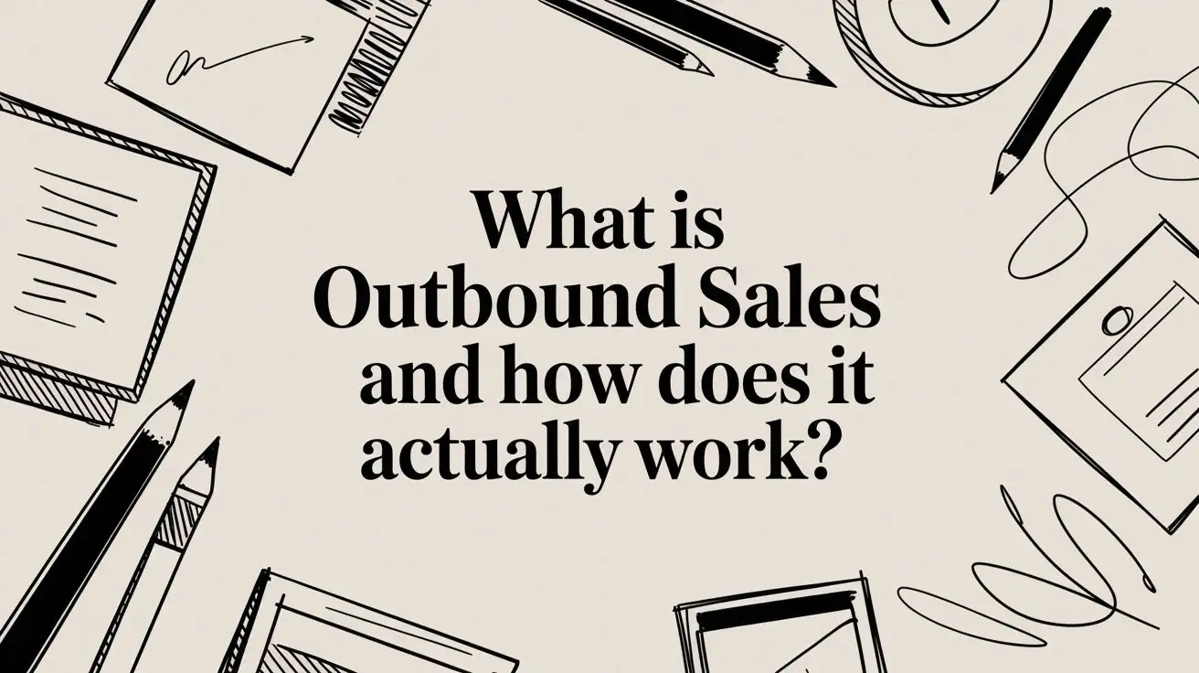 What Is Outbound Sales and How Does It Actually Work?